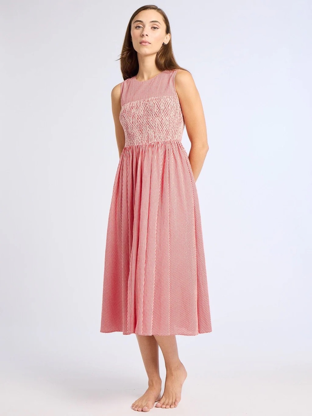 Mille Coco Dress in Red Gingham